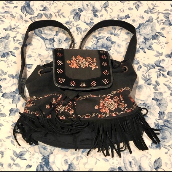 Free People Handbags - Free People fringe backpack